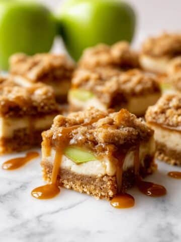 Caramel Apple Cheesecake Bars Recipe