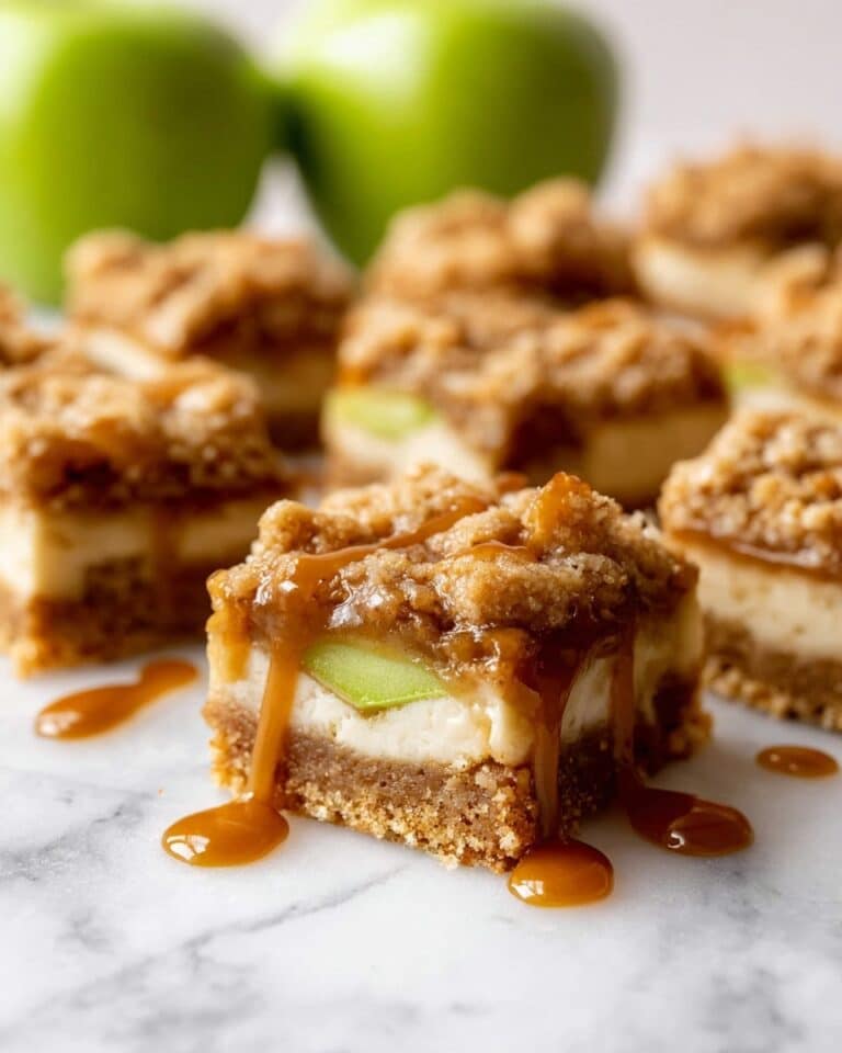 Caramel Apple Cheesecake Bars Recipe