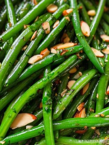 Fall Green Beans Almondine Recipe