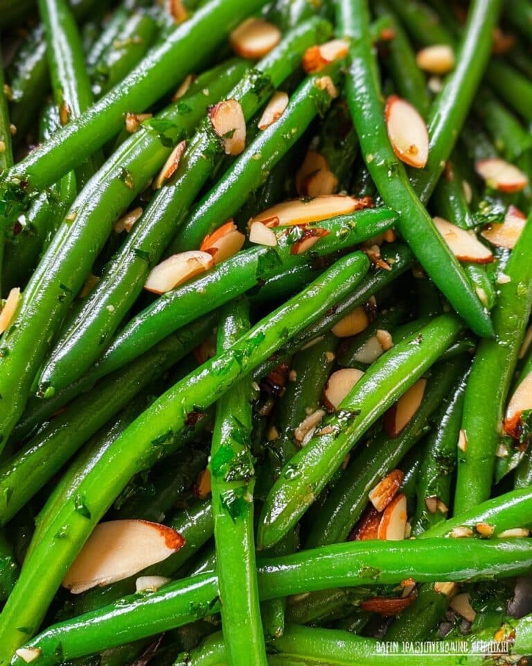 Fall Green Beans Almondine Recipe