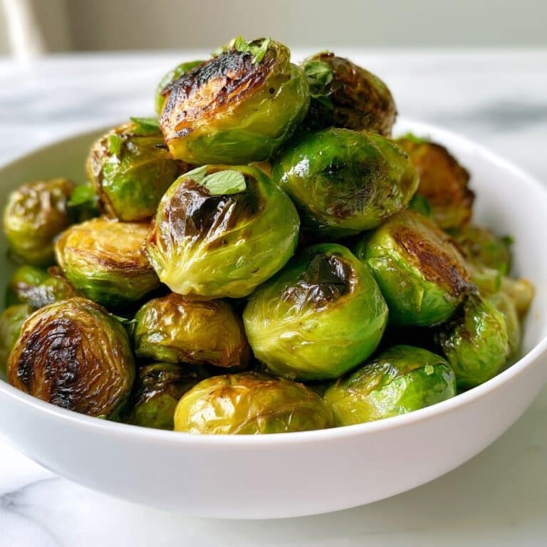 Air Fryer Brussels Sprouts with Balsamic and Honey Recipe