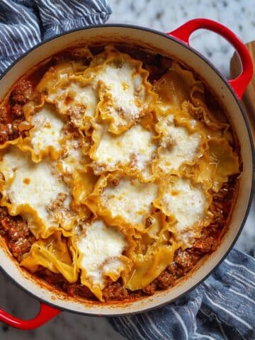 Lazy Skillet Lasagna Recipe