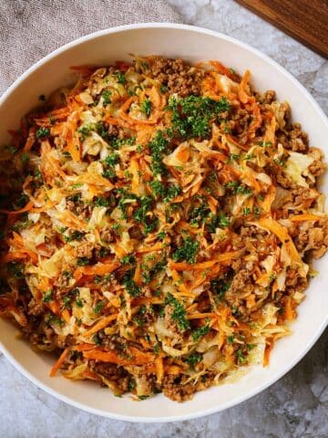 Ground Chicken and Cabbage Stir Fry Recipe