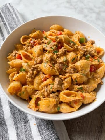 One Pot Cheesy Beef Taco Pasta Recipe