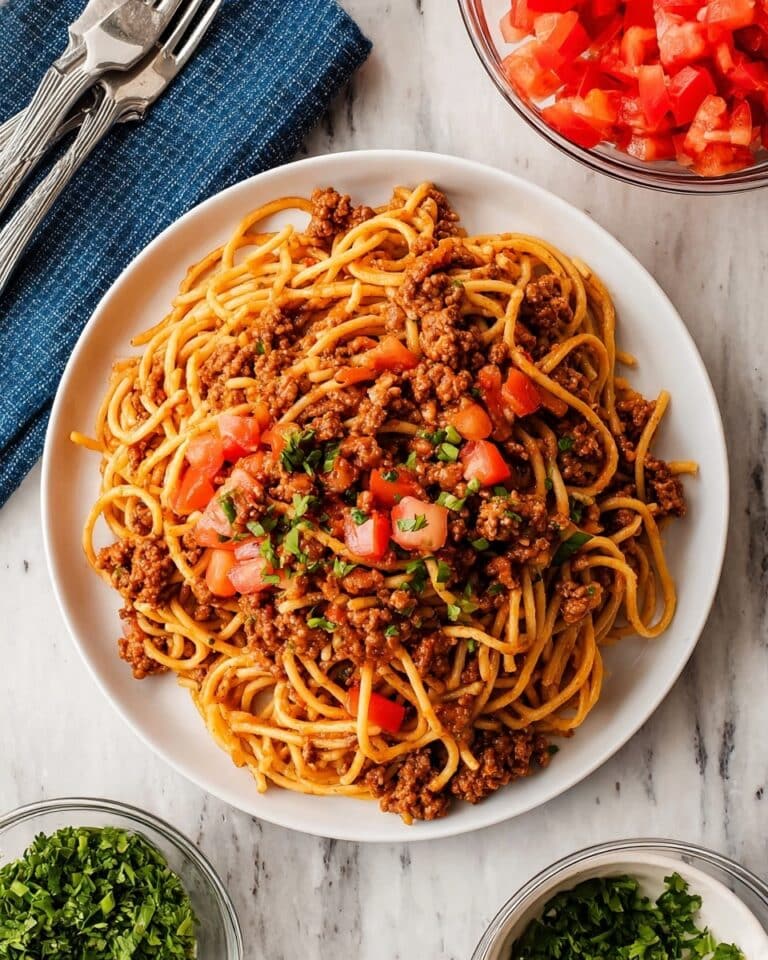 Taco Spaghetti Bake Recipe