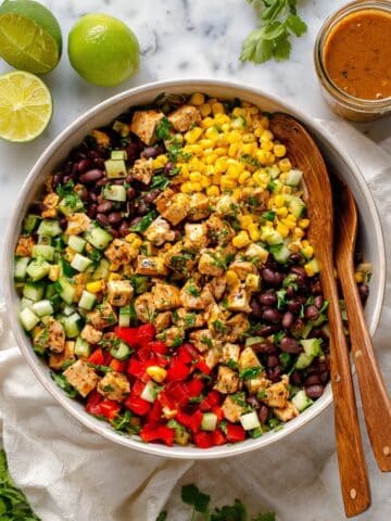Southwest Crispy Rice Salad with Chicken Recipe