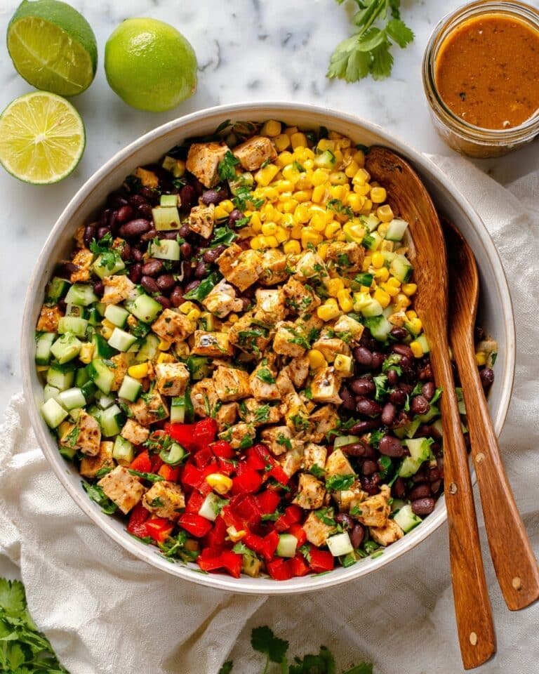 Southwest Crispy Rice Salad with Chicken Recipe