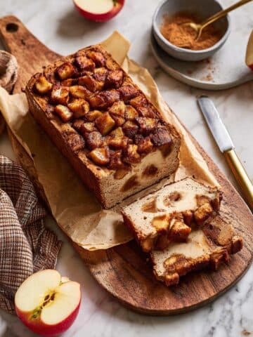 High Protein Cinnamon Apple Banana Bread Recipe