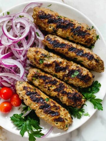 20-Minute Chicken Kofta Kebab (Grilled or Pan-Fried) Recipe