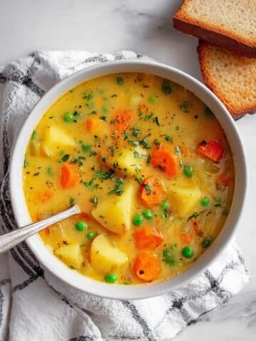 Creamy Vegetarian Vegetable Soup Recipe