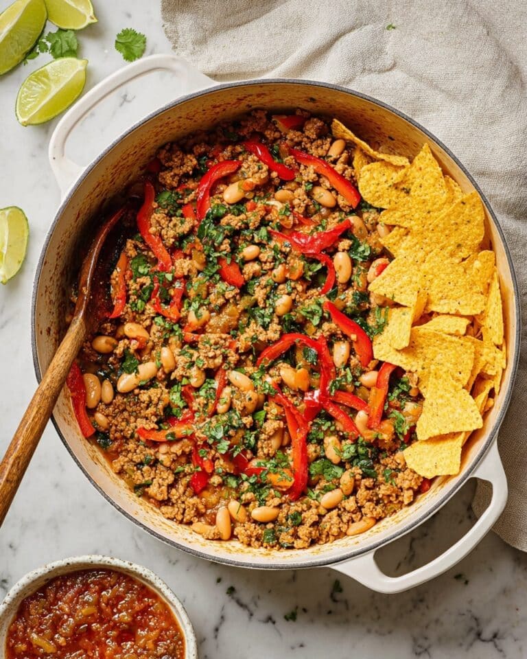Pepper and Ground Turkey Fajita Skillet Recipe
