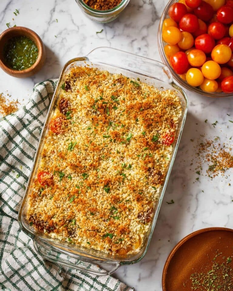 White Bean and Pesto Bake Recipe