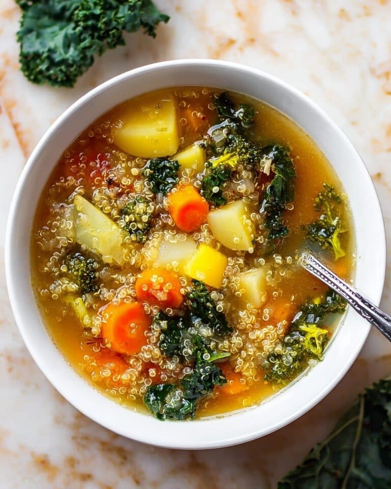 Quinoa Potato Soup with Super Greens Recipe