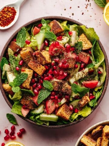 Easy Fattoush Salad Recipe