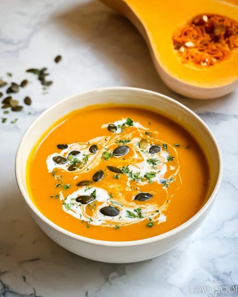 Creamy Roasted Butternut Squash Soup Recipe