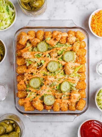 Big Mac Tater Tot Casserole Recipe