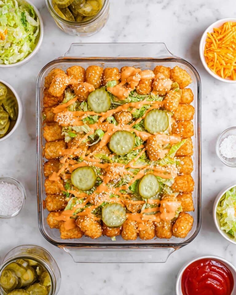 Big Mac Tater Tot Casserole Recipe