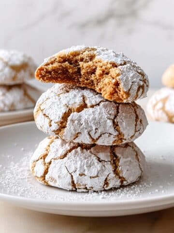 Pumpkin Cake Mix Crinkle Cookies Recipe
