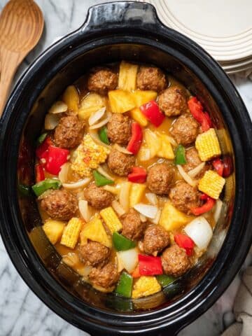 Homemade Sweet and Sour Meatballs Recipe