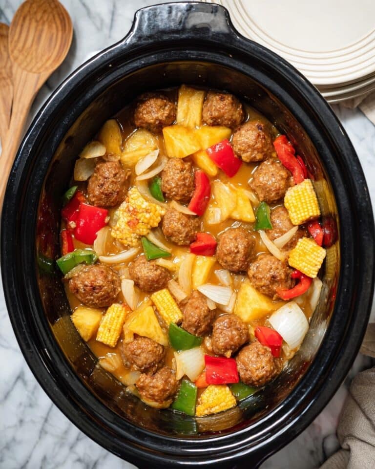 Homemade Sweet and Sour Meatballs Recipe
