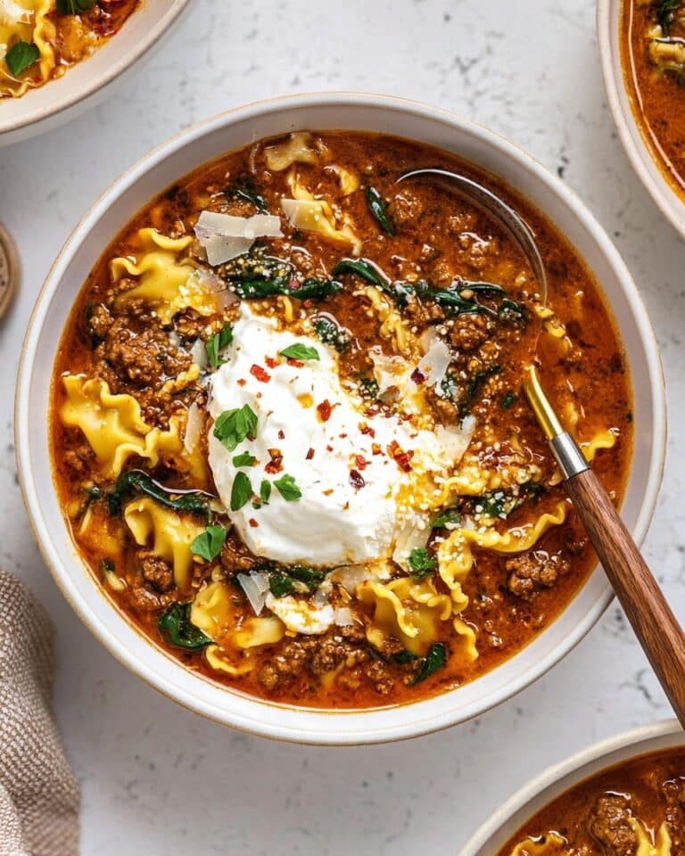 High-Protein Lasagna Soup Recipe