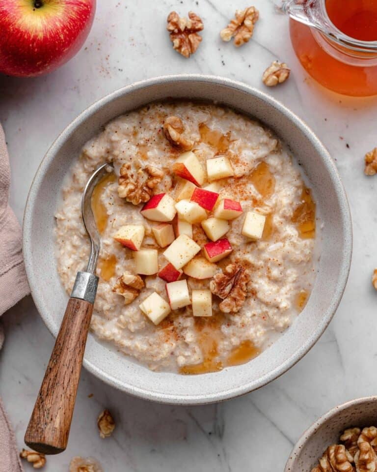 Apple Cinnamon Protein Oatmeal Recipe