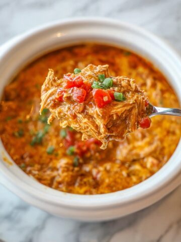 Crockpot Chicken Enchilada Casserole Recipe