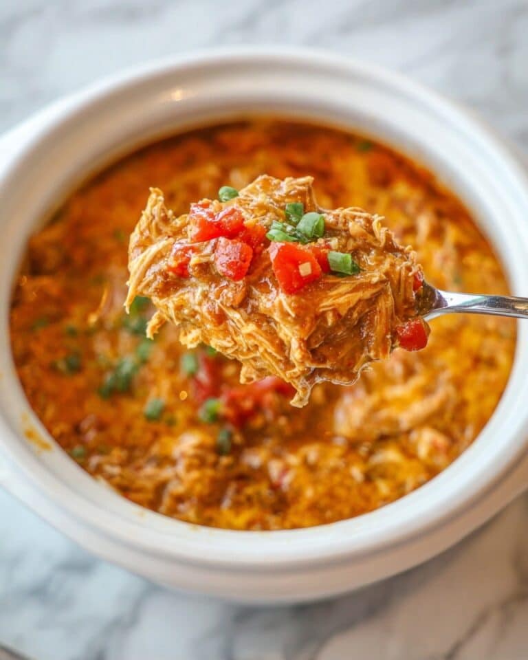 Crockpot Chicken Enchilada Casserole Recipe