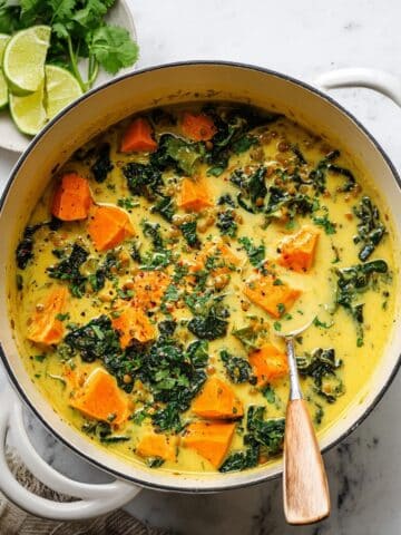 Sweet Potato Stew (Ginger Coconut Lime) Recipe