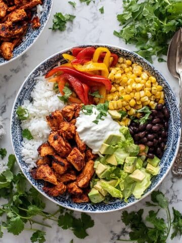 Easy Chicken Fajita Bowls Recipe