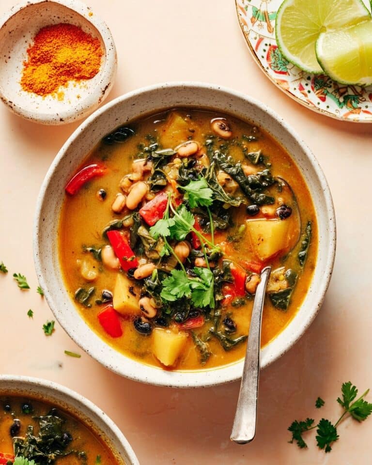 Creamy Curried Black Eyed Pea Soup Recipe