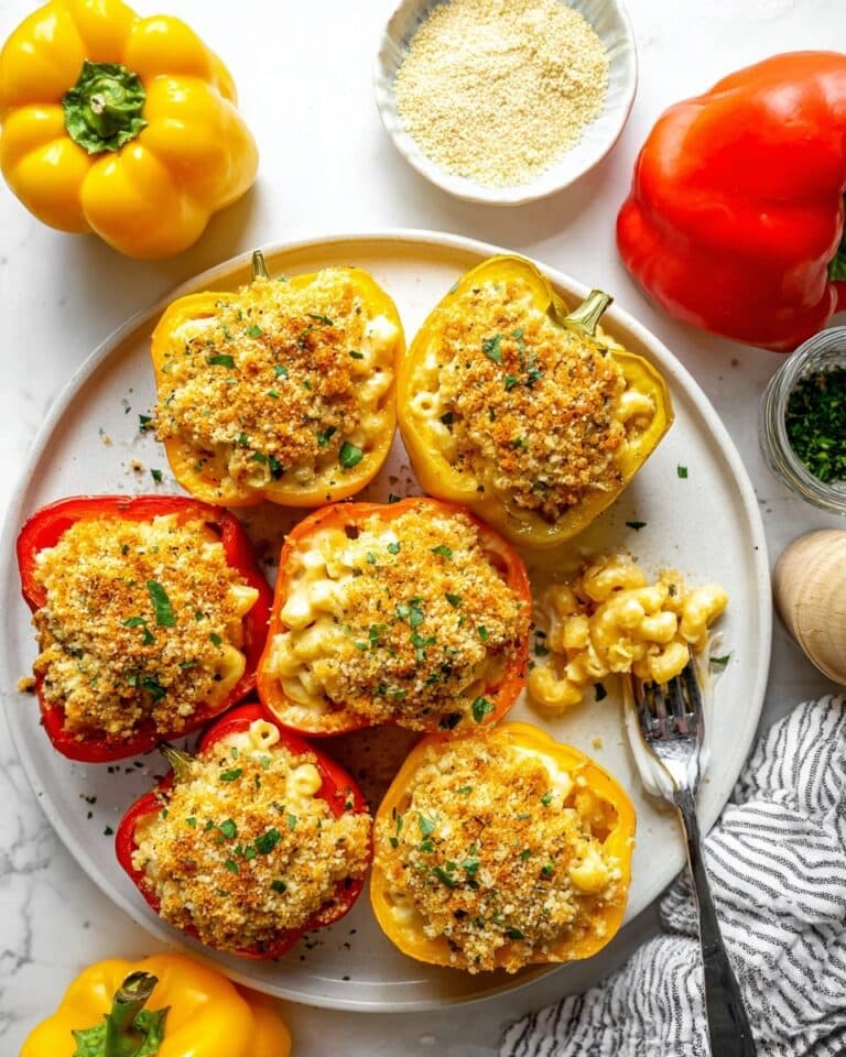 Mac and Cheese Stuffed Peppers Recipe
