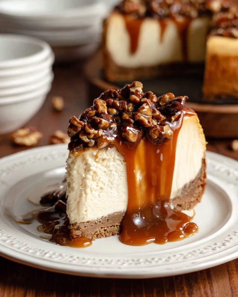 Gooey Vegan Pecan Pie Cheesecake Recipe