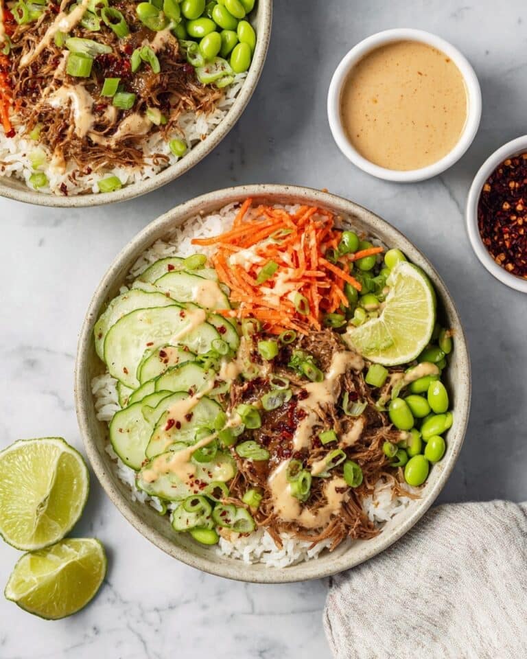 Slow Cooker Chili Crisp Chicken Bowls Recipe