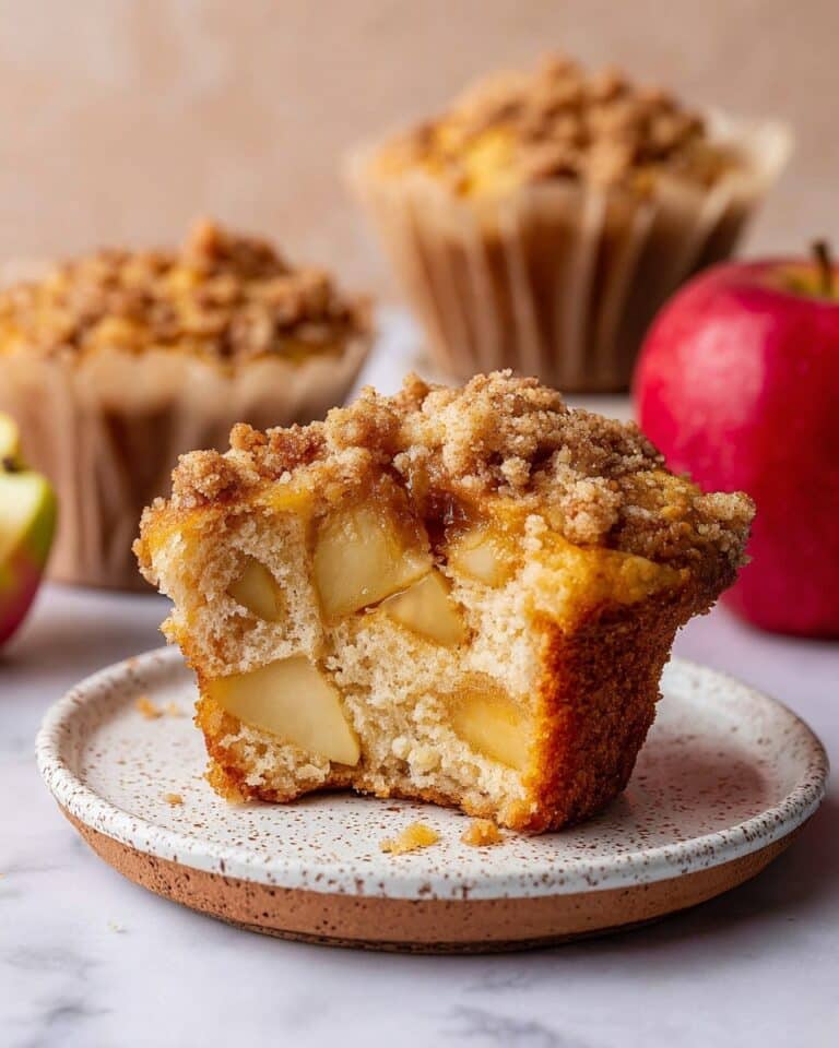 Vegan Jumbo Apple Muffins Recipe
