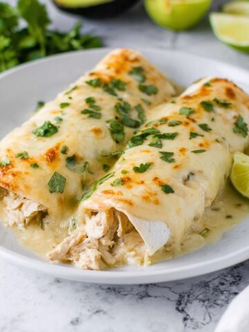 White Chicken Enchiladas Recipe