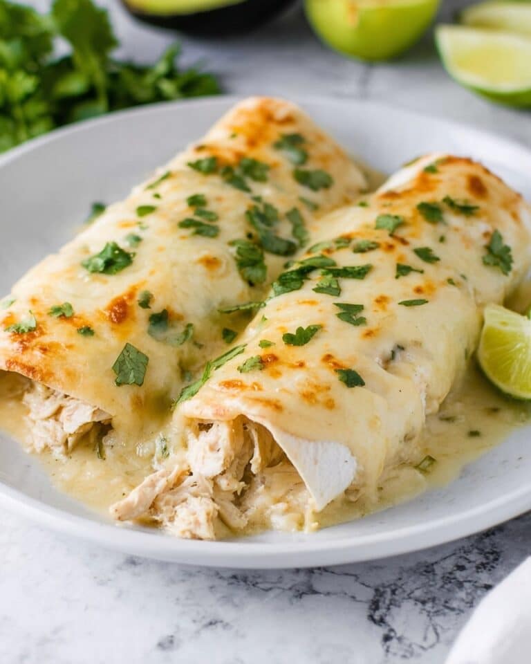 White Chicken Enchiladas Recipe