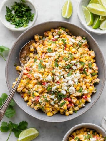 Healthy Mexican Street Corn Salad Recipe