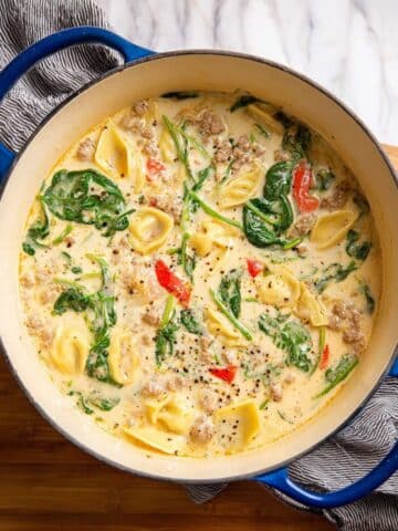 Creamy Tuscan Tortellini Soup Recipe