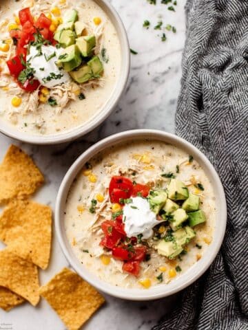 Homemade Slow Cooker White Chicken Chili Recipe