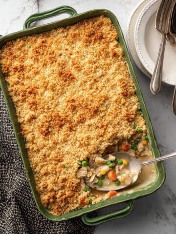 Crustless Chicken Pot Pie Recipe
