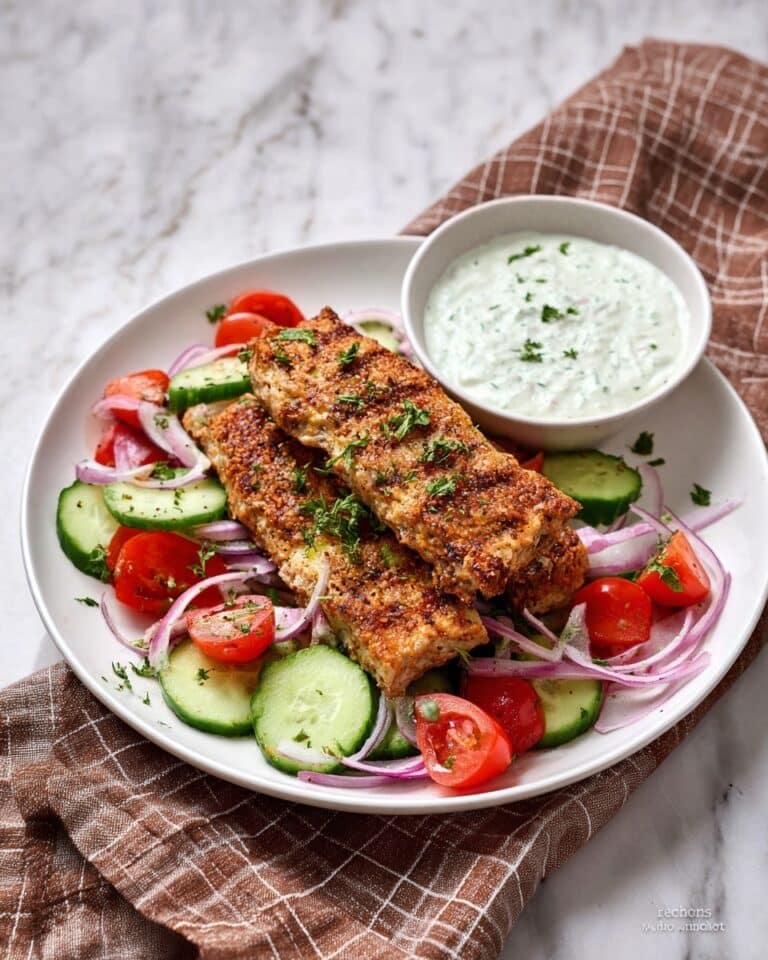 Sheet Pan Ground Chicken Kebabs Recipe