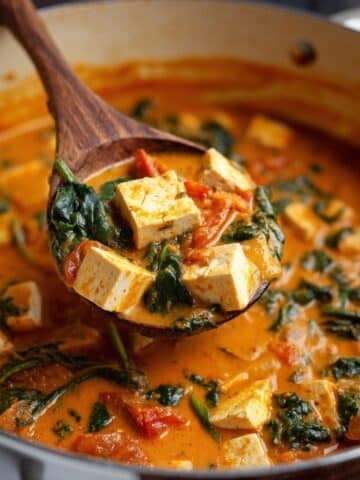 Pumpkin Tofu Curry with Thai Red Curry Paste Recipe
