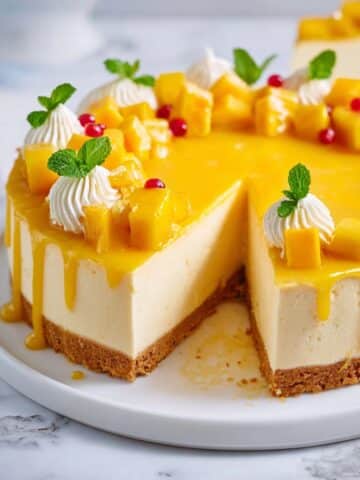 No Bake Mango Cheesecake Recipe