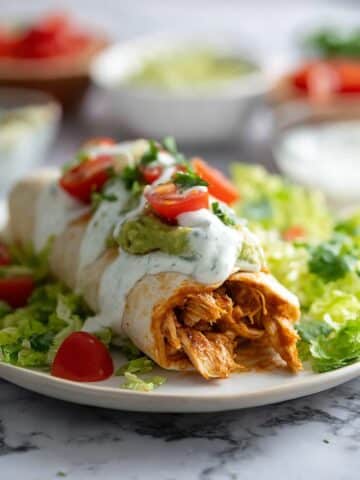 Homemade Chicken Chimichanga Recipe