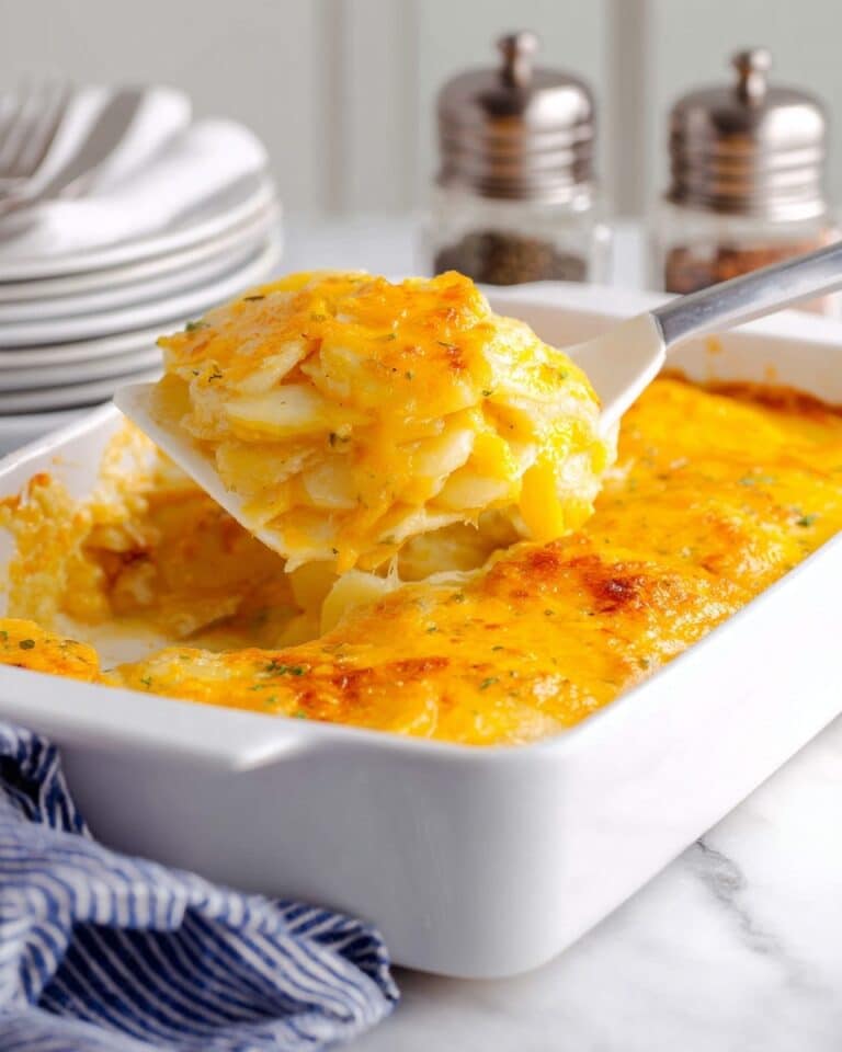 Easy Cheesy Canned Scalloped Potatoes Recipe
