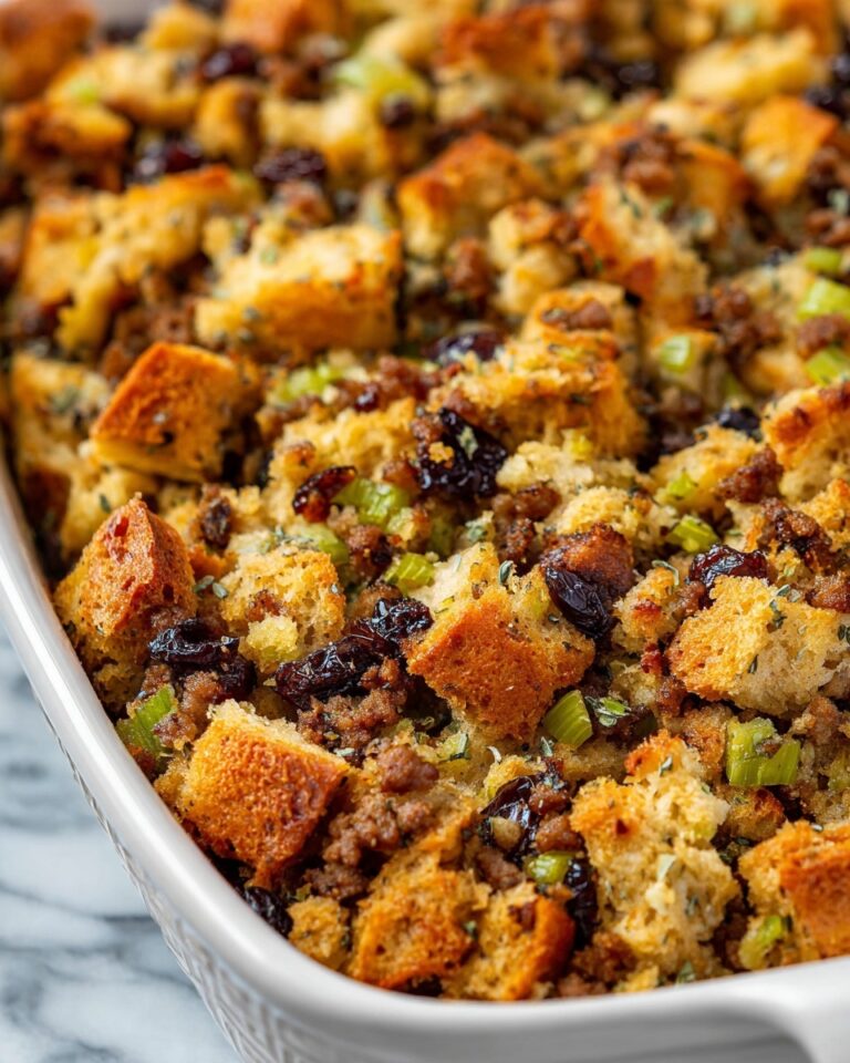 Classic Italian Sausage and Cherry Bread Stuffing Recipe