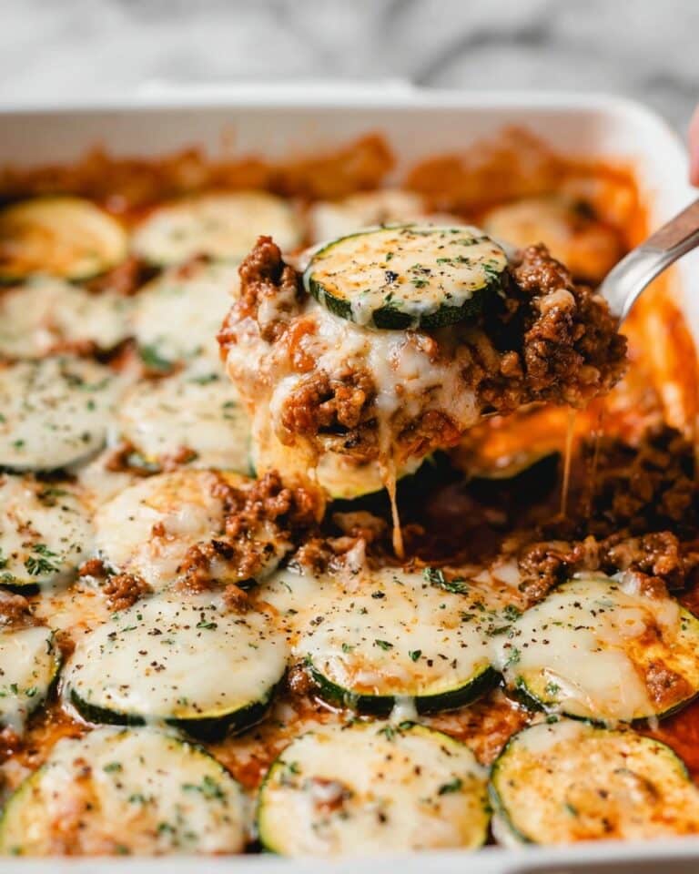 Zucchini Casserole with Ground Beef Recipe