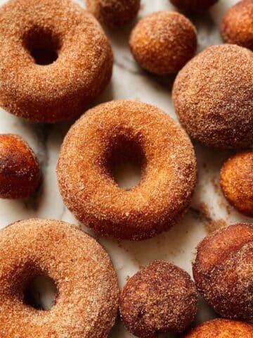 Pillowy Vegan Cinnamon Sugar Yeasted Doughnuts Recipe