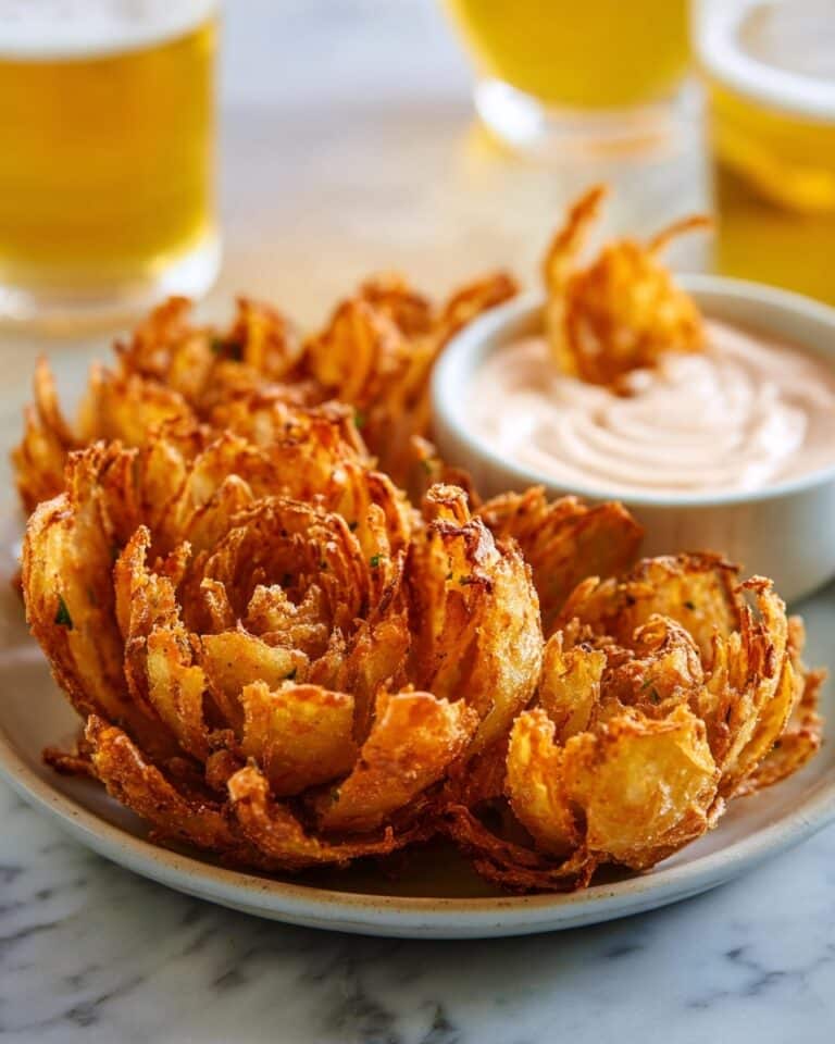 Game Day Air Fryer Blooming Onion Recipe